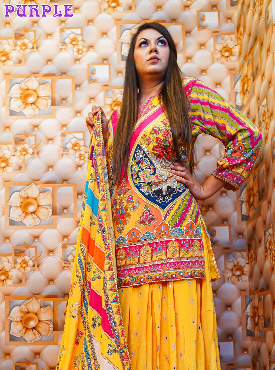 Premium Designer Ready-Made Three-Piece