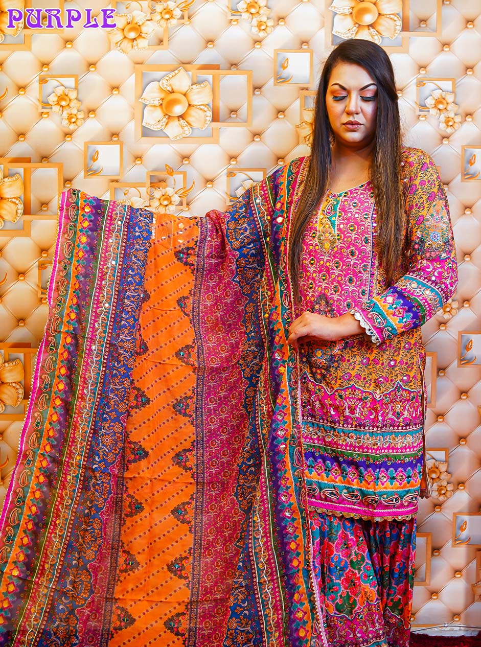 Premium Designer Ready-Made Three-Piece